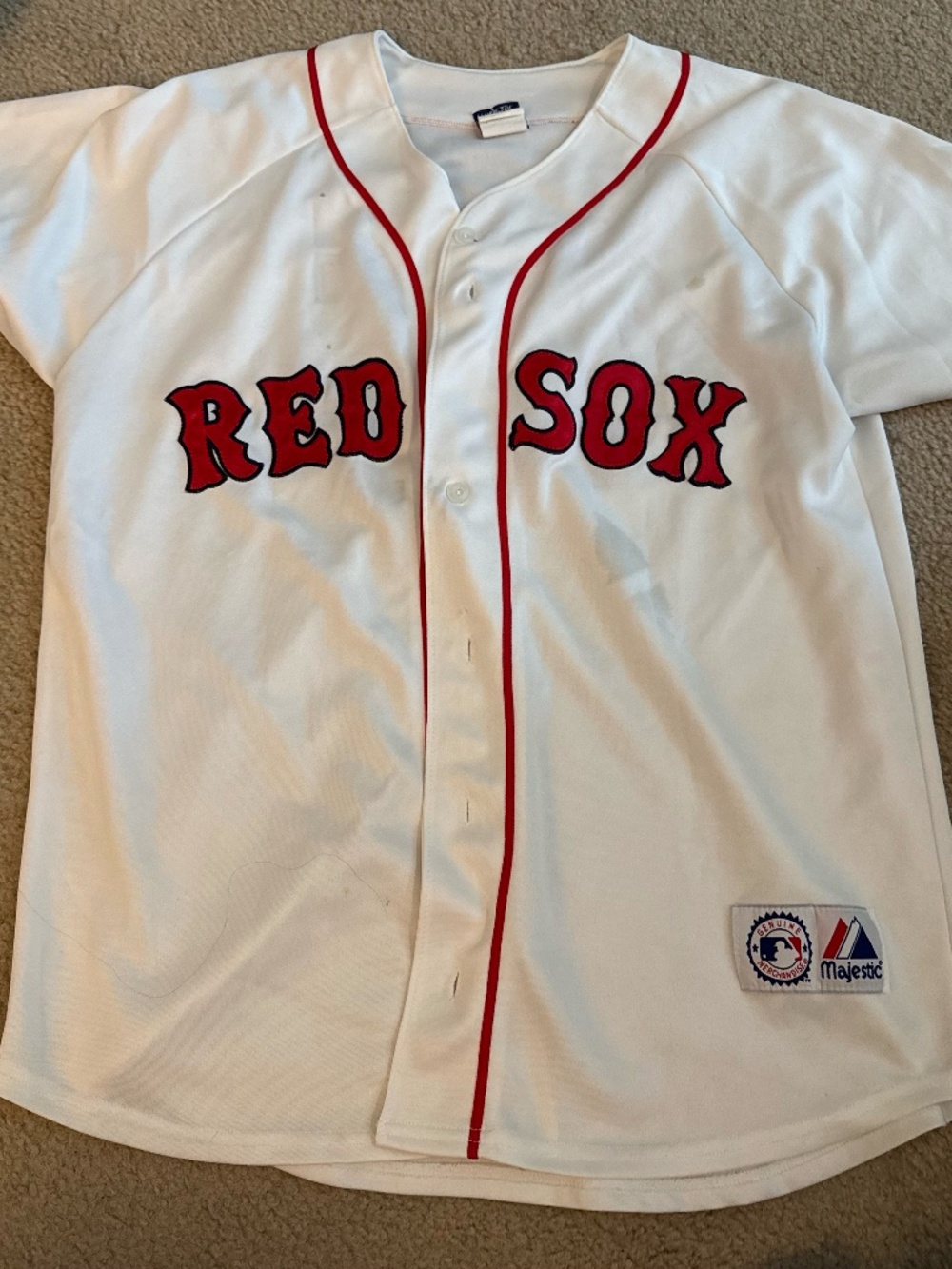 Majestic XL Boston Red Sox Home Pedro Martinez jersey